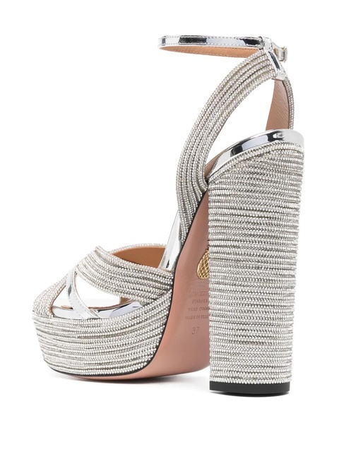Aquazzura Ari 150mm platform sandals - Silver - zdjęcie produktu nr 2