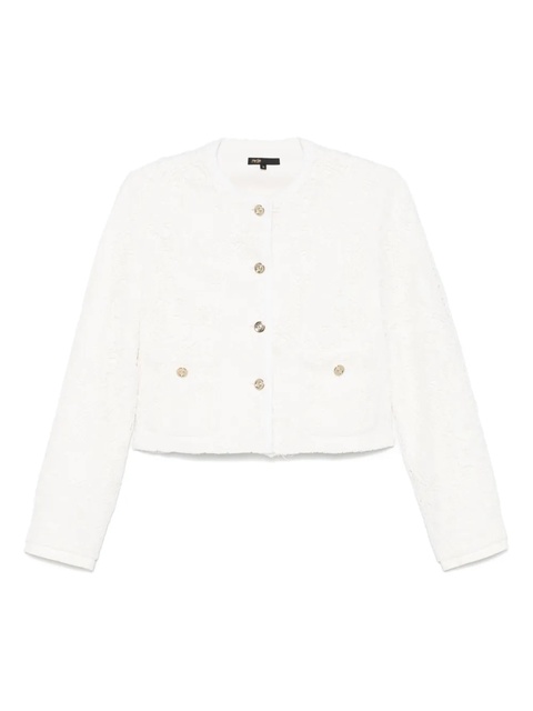 Maje guipure-lace jacket - Neutrals - zdjęcie produktu nr 1