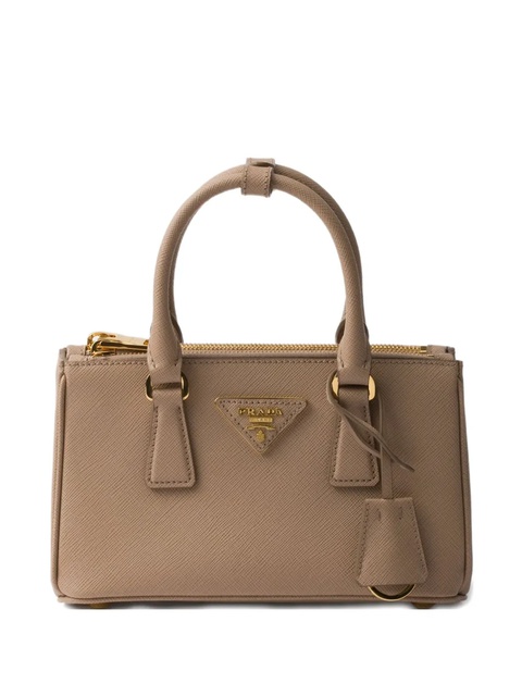Prada Galleria Saffiano-leather top-handle mini bag - Brown - zdjęcie produktu nr 1