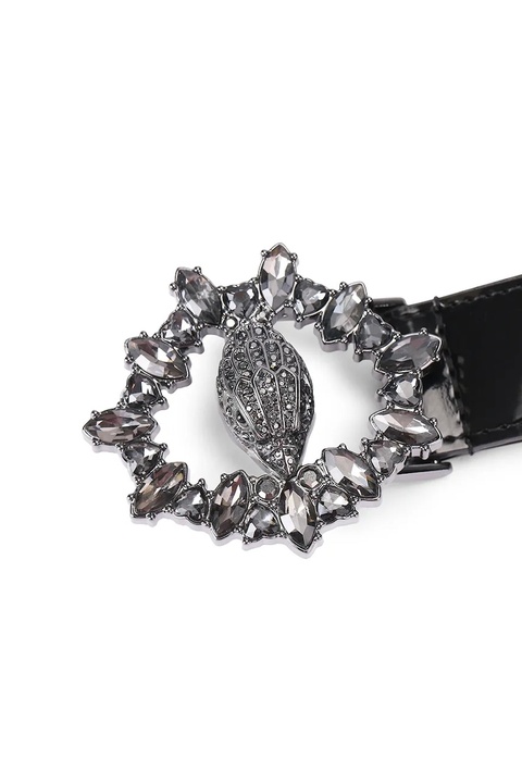 Kurt Geiger London pasek skórzany Chelsea damski kolor czarny 5412500309 - zdjęcie produktu nr 2