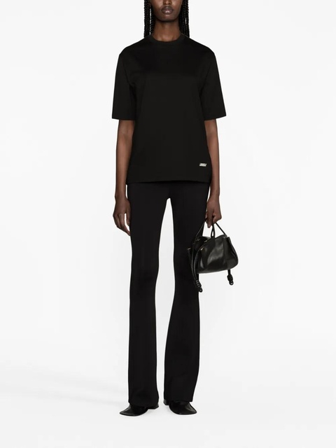Jil Sander logo-embellished cotton T-shirt - Black - zdjęcie produktu nr 2