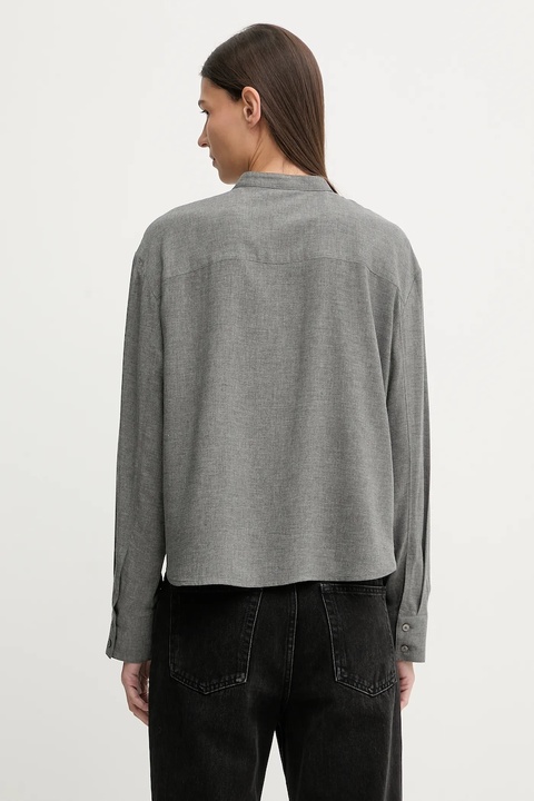 Marc O'Polo koszula damska kolor szary regular 600088042277 - zdjęcie produktu nr 2