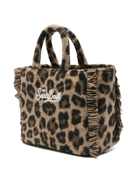 MC2 Saint Barth Vanity leopard-print tote bag - Brown - zdjęcie produktu nr 2