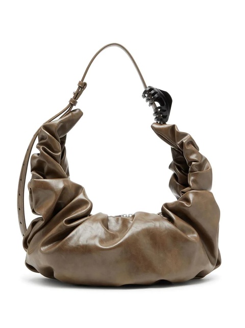 Diesel large Grab-D gathered shoulder bag - Brown - zdjęcie produktu nr 1