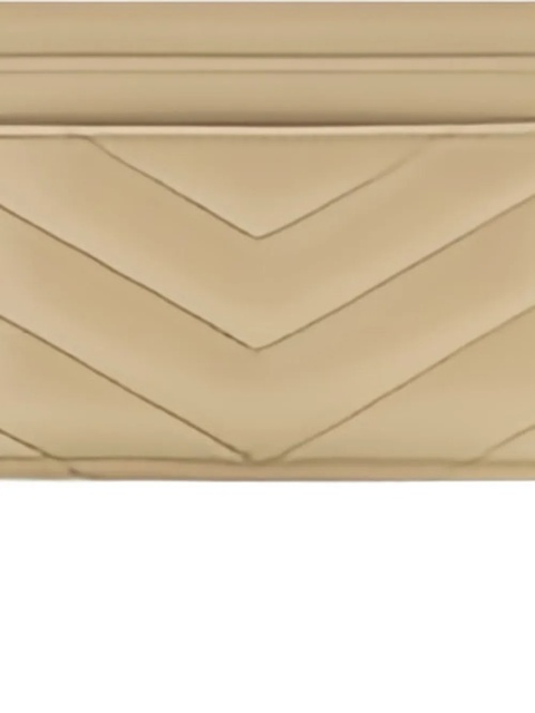 Saint Laurent quilted logo cardholder - Neutrals - zdjęcie produktu nr 2