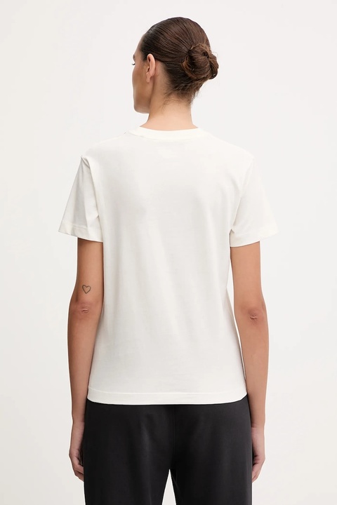 Jack Wolfskin t-shirt bawełniany CADENA damski kolor beżowy A65080 - zdjęcie produktu nr 2