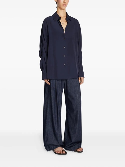 DRIES VAN NOTEN pleated jeans - Blue - zdjęcie produktu nr 1