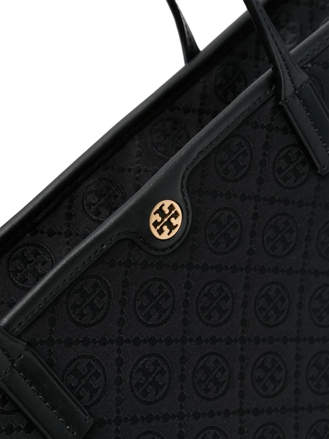 Tory Burch T Monogram zip tote bag - Black - zdjęcie produktu nr 2