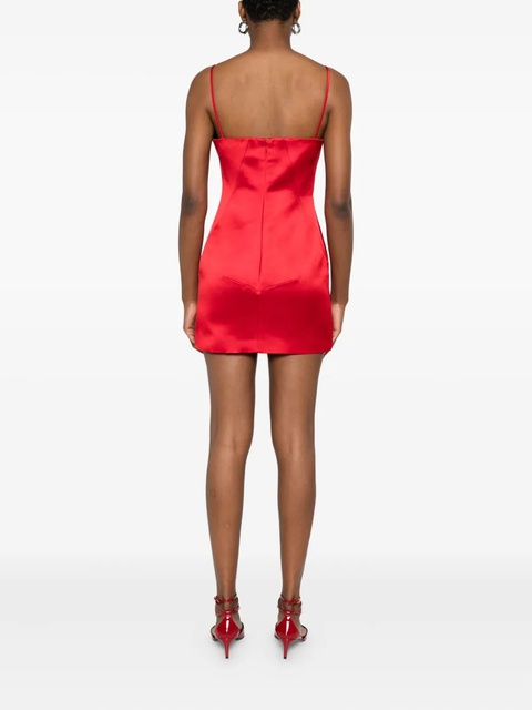 Givenchy square-neck satin mini dress - Red - zdjęcie produktu nr 2