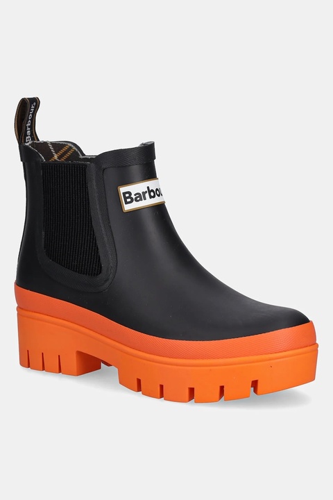 Barbour kalosze Halton damskie kolor czarny LRF0100BK71 - zdjęcie produktu nr 1