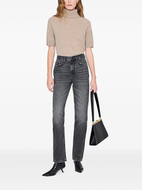 ANINE BING Jackson turtleneck top - Neutrals - zdjęcie produktu nr 1