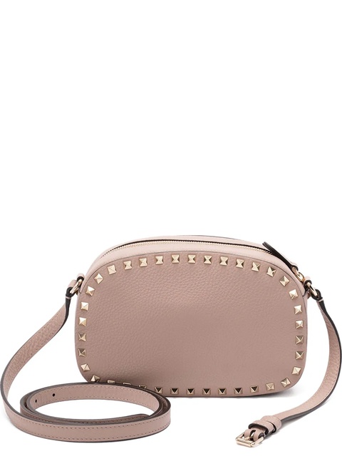 Valentino Garavani stud-embellishment leather crossbody bag - Pink - zdjęcie produktu nr 1