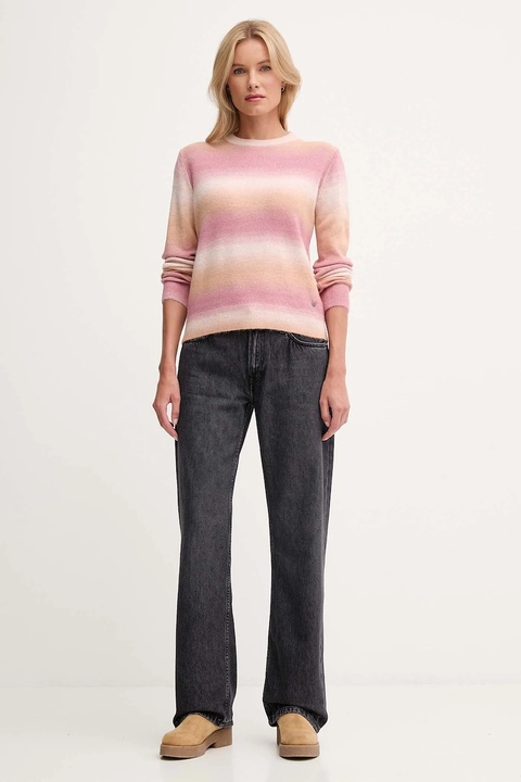 Pepe Jeans sweter damski kolor różowy lekki PL7000060 - zdjęcie produktu nr 1