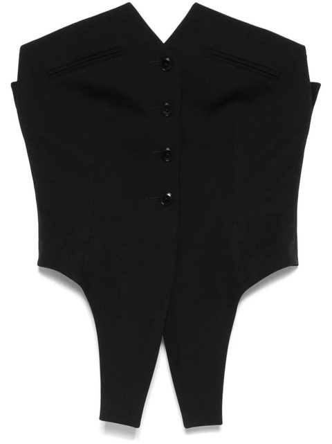 Alexander Wang deconstructed top - Black - zdjęcie produktu nr 1