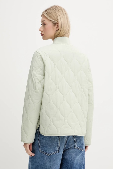 Tommy Jeans kurtka kolor zielony przejściowa DW0DW20962 - zdjęcie produktu nr 2