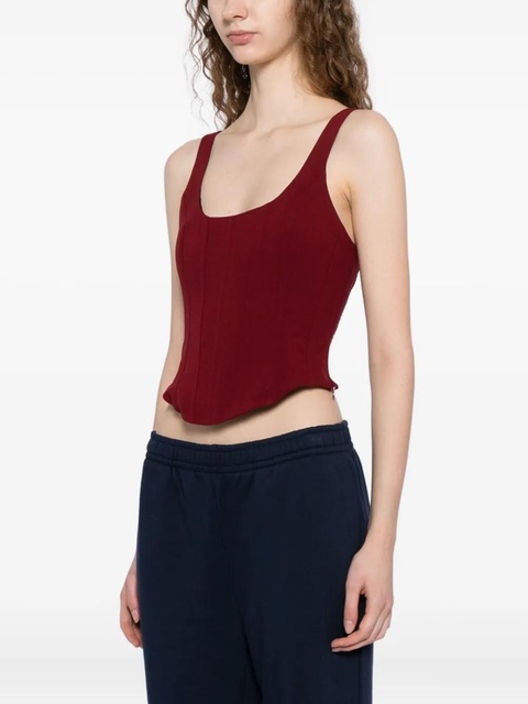 Reformation SEREN Top - Red - zdjęcie produktu nr 2