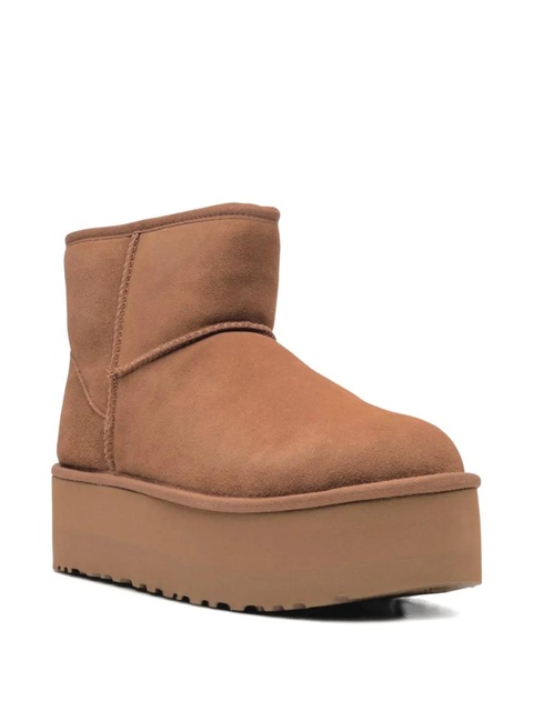 UGG 50mm Classic Mini Platform logo-patch boots - Brown - zdjęcie produktu nr 2