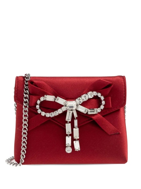 Jimmy Choo bow chain mini bag - Red - zdjęcie produktu nr 1