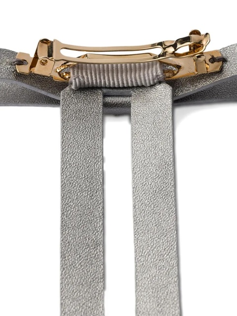 Prada logo hair clip - Grey - zdjęcie produktu nr 2