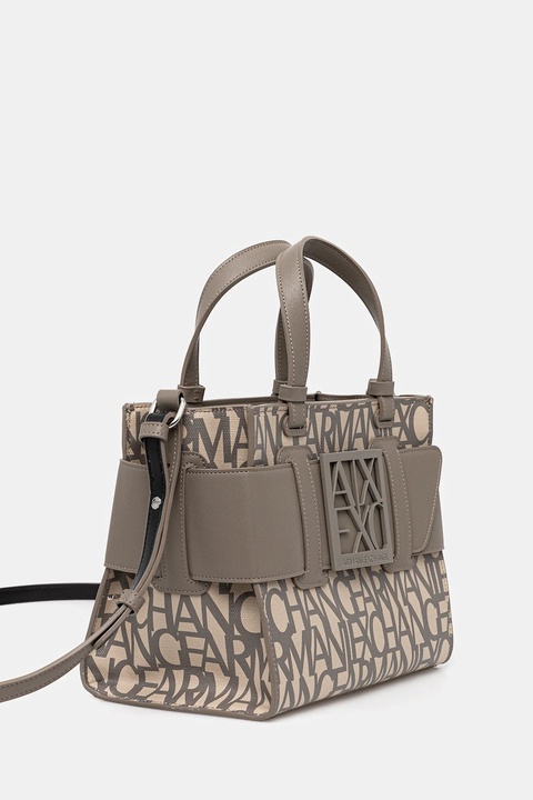 Armani Exchange torebka kolor beżowy 942690 3F742 - zdjęcie produktu nr 2