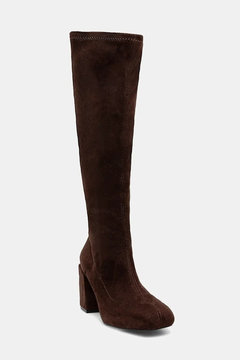 Medicine kozaki damskie kolor brązowy na słupku - zdjęcie produktu nr 1