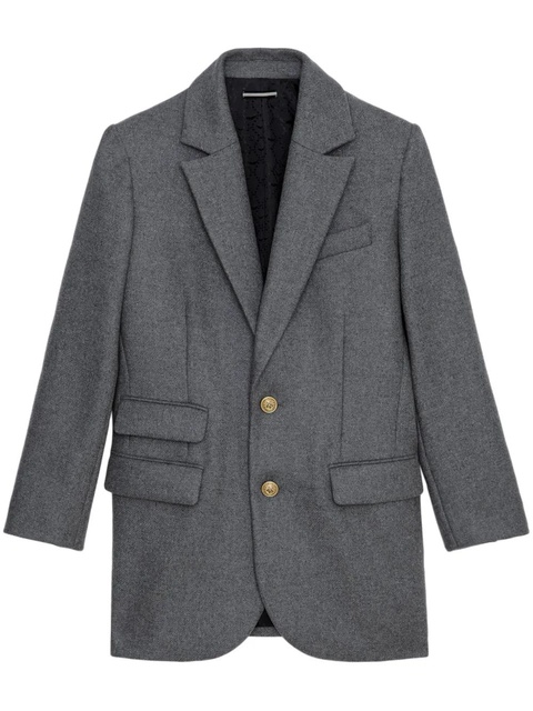 Zadig&Voltaire Violet single-breasted coat - Grey - zdjęcie produktu nr 1