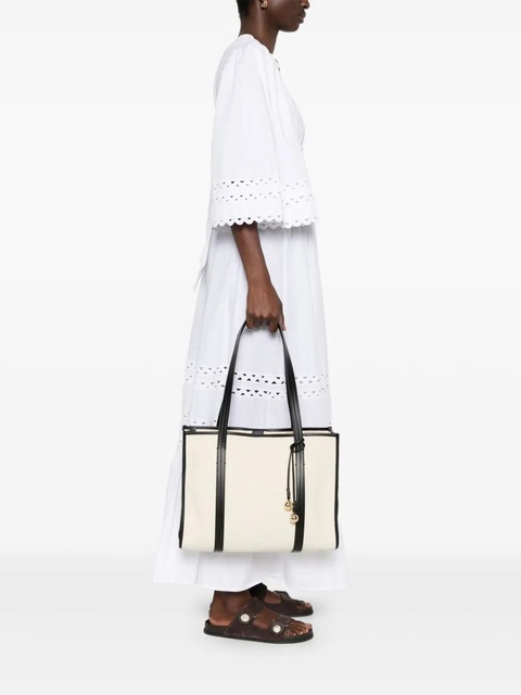 SANDRO canvas shoulder bag - Neutrals - zdjęcie produktu nr 2