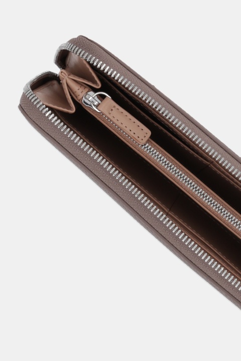 Emporio Armani portfel damski kolor brązowy EW000366 AF11953 - zdjęcie produktu nr 1