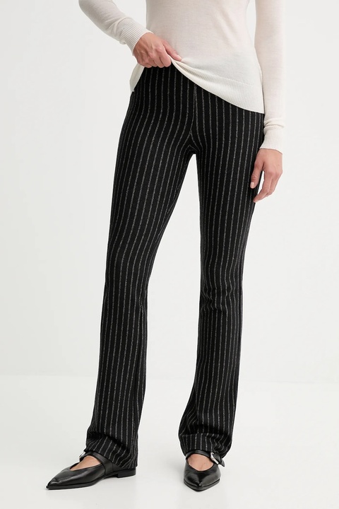 Sessun spodnie damskie kolor czarny proste medium waist 25107035 - zdjęcie produktu nr 2