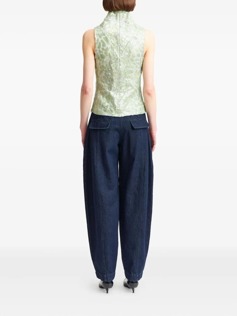 16Arlington Acari lace sequinned top - Green - zdjęcie produktu nr 2