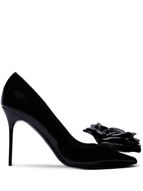 Balmain Ruby 95mm leather pumps - Black - zdjęcie produktu nr 1