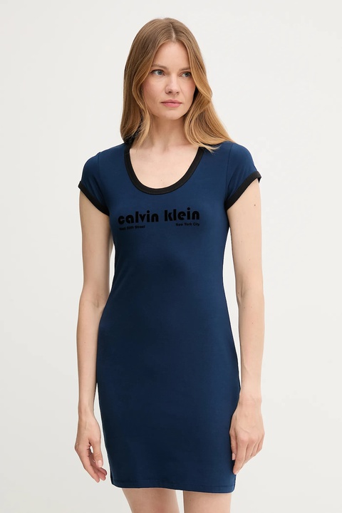 Calvin Klein Jeans sukienka kolor granatowy mini dopasowana LV047C259G - zdjęcie produktu nr 1