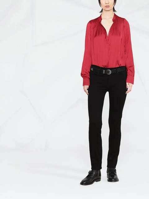 Zadig&Voltaire Tink satin blouse - Red - zdjęcie produktu nr 2