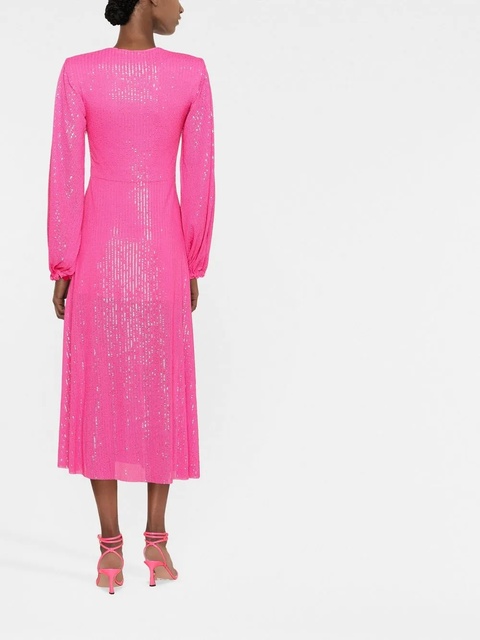 ROTATE BIRGER CHRISTENSEN sequin-embellished dress - Pink - zdjęcie produktu nr 2