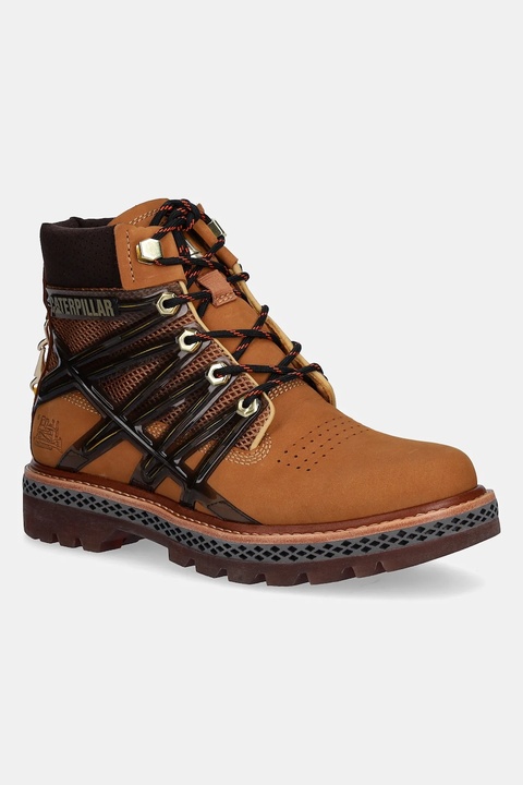 CAT Footwear trapery nubukowe GOLDEN GATE unisex kolor brązowy P111712 - zdjęcie produktu nr 1