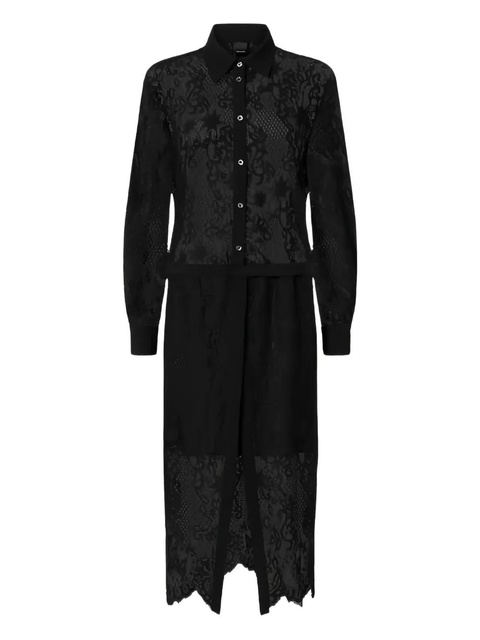 PINKO lace-panel maxi dress - Black - zdjęcie produktu nr 2
