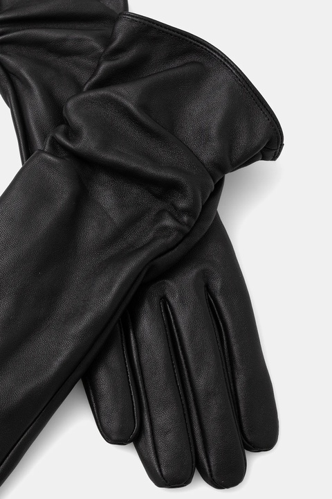 Medicine rękawiczki damskie kolor czarny - zdjęcie produktu nr 2