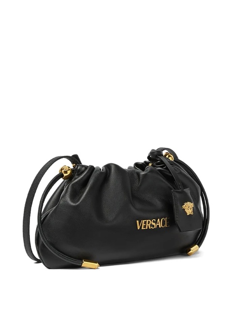 Versace small Tag drawstring clutch bag - Black - zdjęcie produktu nr 2