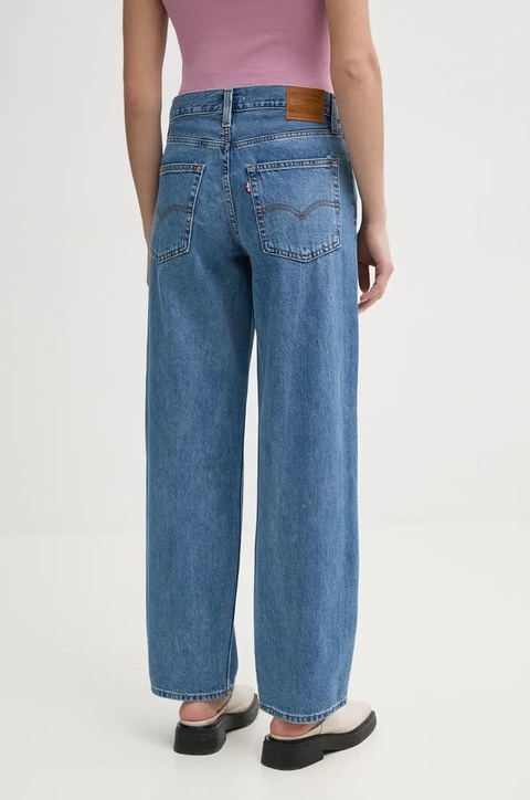Levi's jeansy BAGGY DAD damskie medium waist - zdjęcie produktu nr 2