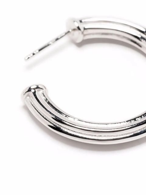 Missoma large ridge hoop earrings - Silver - zdjęcie produktu nr 2