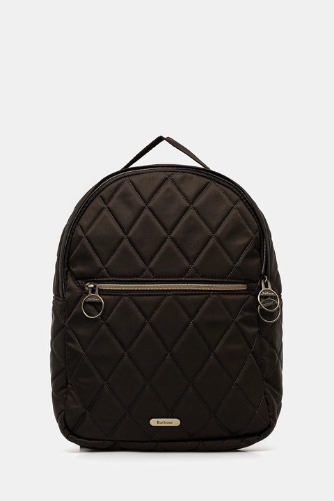 Barbour plecak damski kolor zielony duży gładki LBA0394 - zdjęcie produktu nr 1