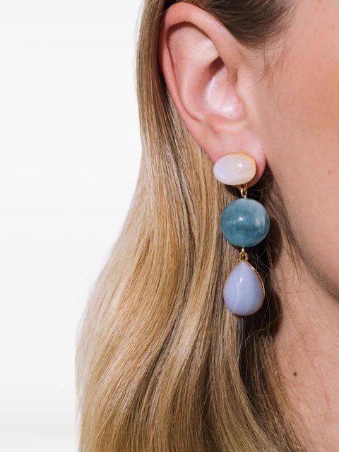 Jennifer Behr Natalia drop earrings - Gold - zdjęcie produktu nr 2