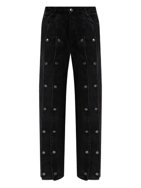 ROTATE BIRGER CHRISTENSEN button-detail jeans - Black - zdjęcie produktu nr 1