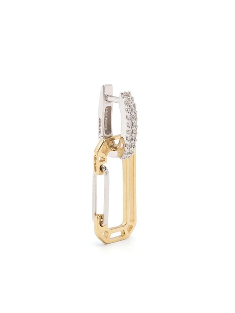 EÉRA 18kt yellow and white gold Small Chiara diamond earring - zdjęcie produktu nr 1