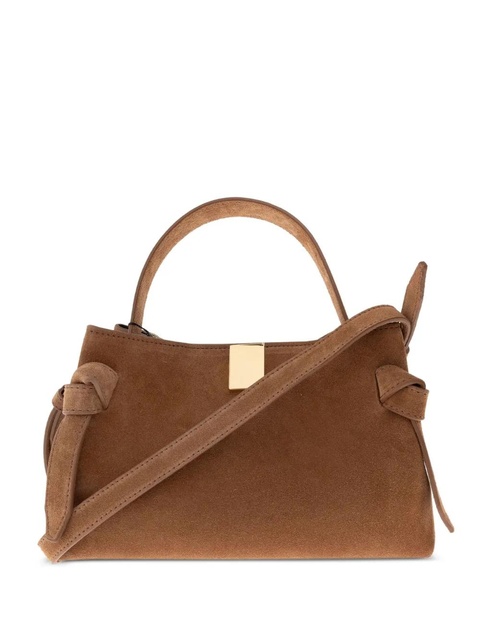Yuzefi Gyoza suede cross body bag - Brown - zdjęcie produktu nr 1