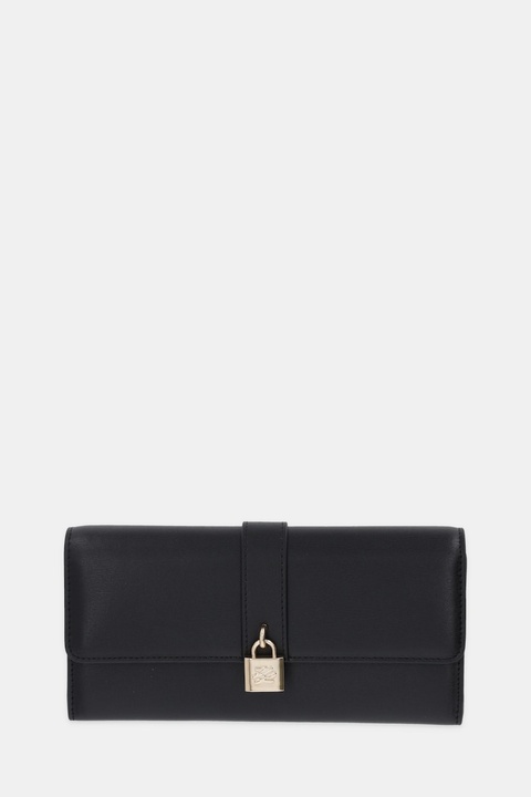 Karl Lagerfeld portfel skórzany K/AUTOGRAPH damski kolor czarny B1W32026 - zdjęcie produktu nr 1