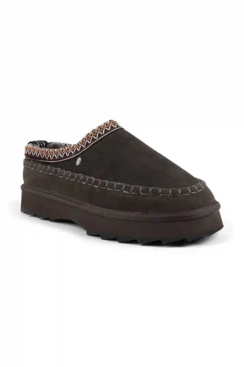 Emu Australia kapcie zamszowe Sharky Adventure Scuff kolor brązowy W13239 - zdjęcie produktu nr 2