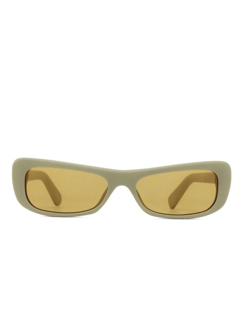 Jacquemus Capri rectangle-frame sunglasses - Green - zdjęcie produktu nr 1