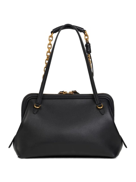 ETRO chain-trimmed leather shoulder bag - Black - zdjęcie produktu nr 1