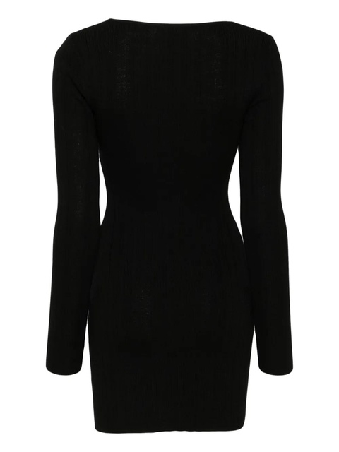Reformation Nicole knitted dress - Black - zdjęcie produktu nr 1
